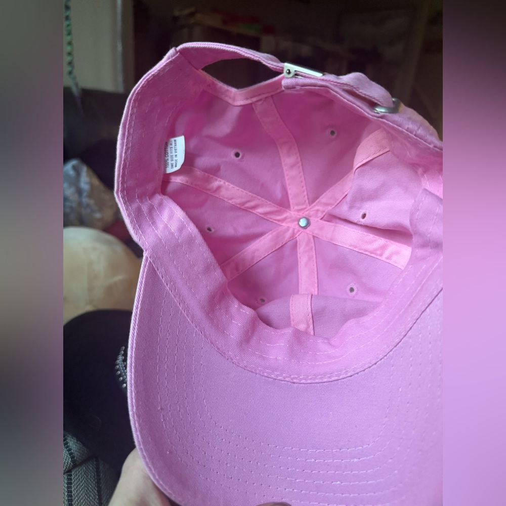 Pink Baseball Cap - Picture 3 of 3